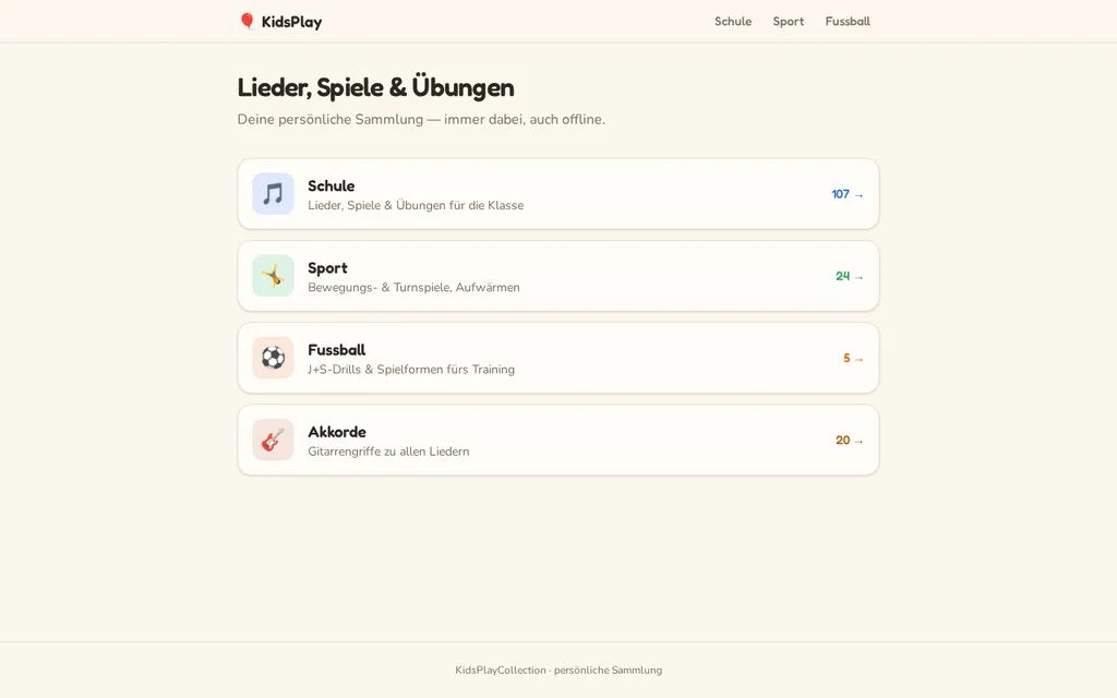 KidsPlayCollection – Screenshot
